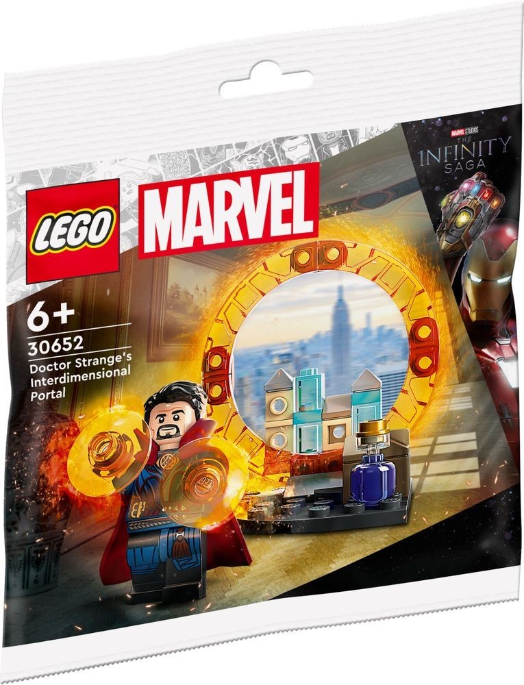 sealed Marvel polybag front (Brickset mirror of the official box shot, NOT a LEGO CDN asset)