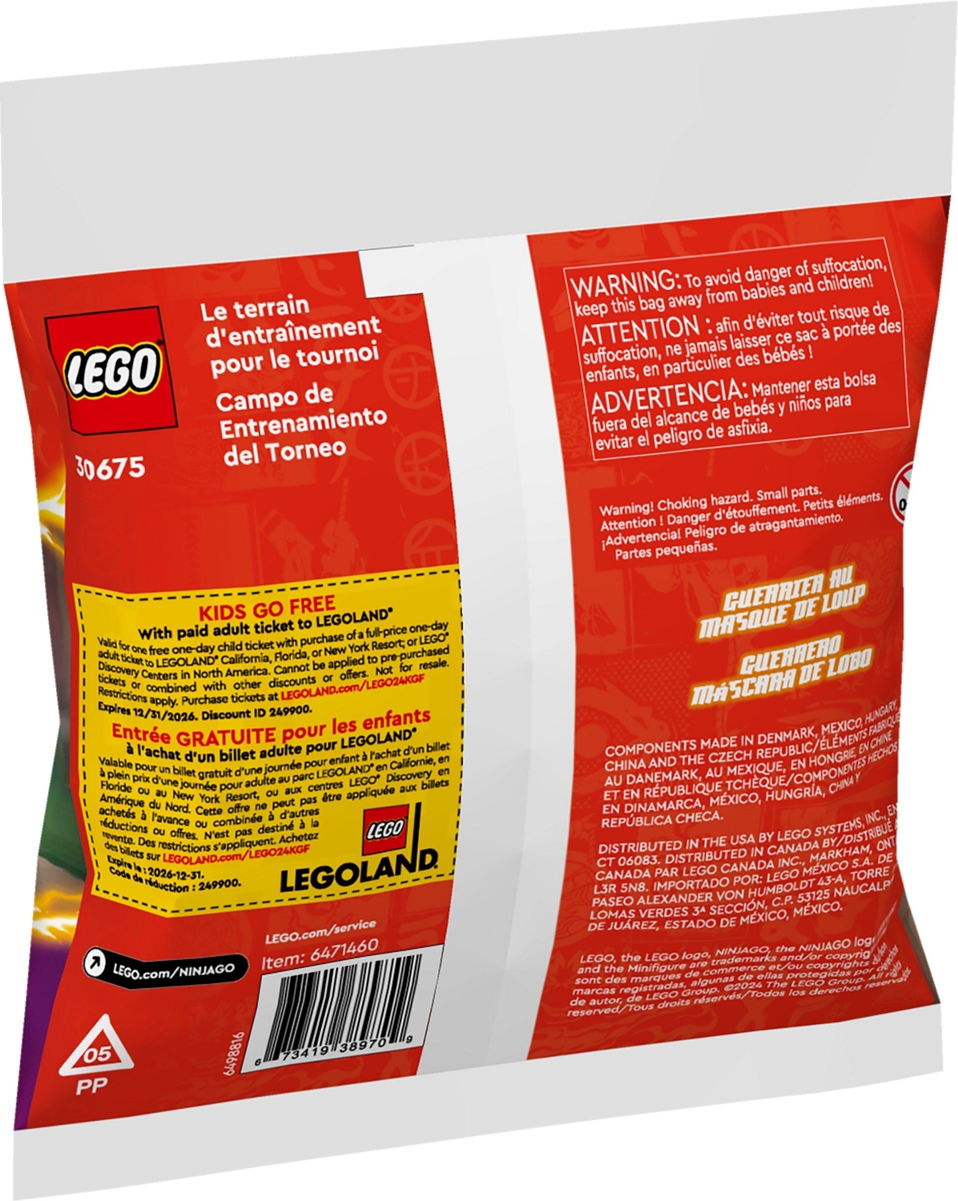 LEGO Ninjago 30675 packaging back