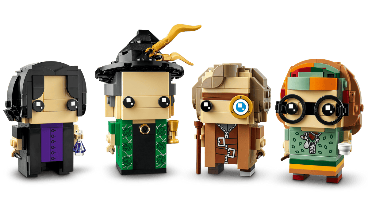 LEGO 40560 Professors of Hogwarts — characters from the front