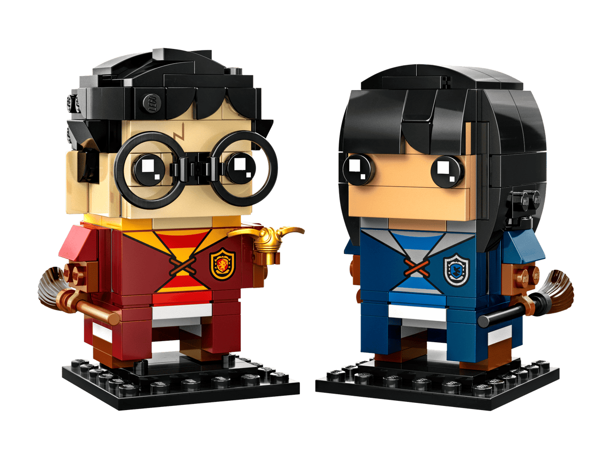 built BrickHeadz renders - Harry and Cho
