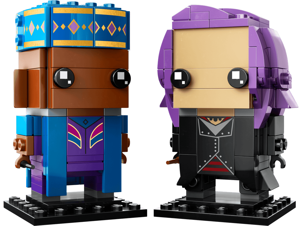 built BrickHeadz renders - Kingsley and Tonks