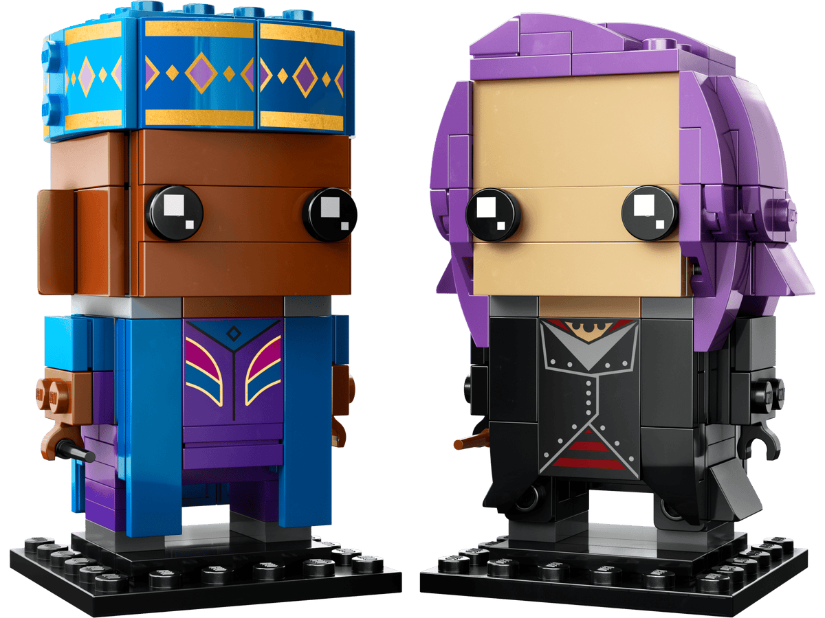built BrickHeadz renders - Kingsley and Tonks