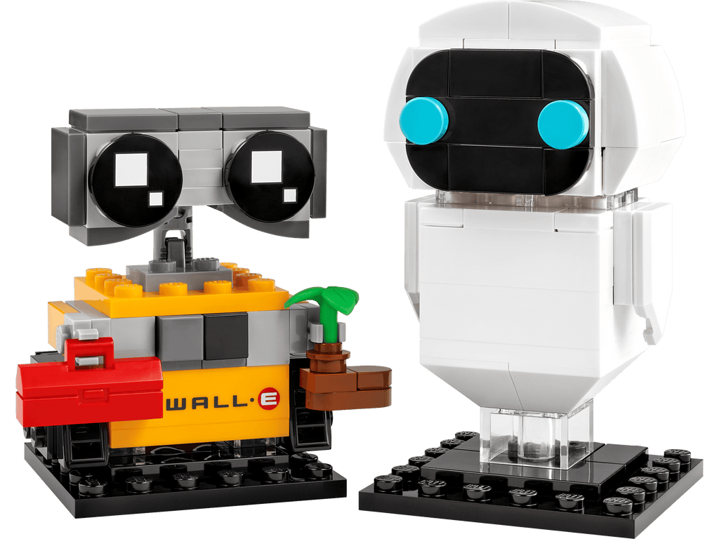 LEGO 40619 EVE & WALL-E — the two brick-built robots