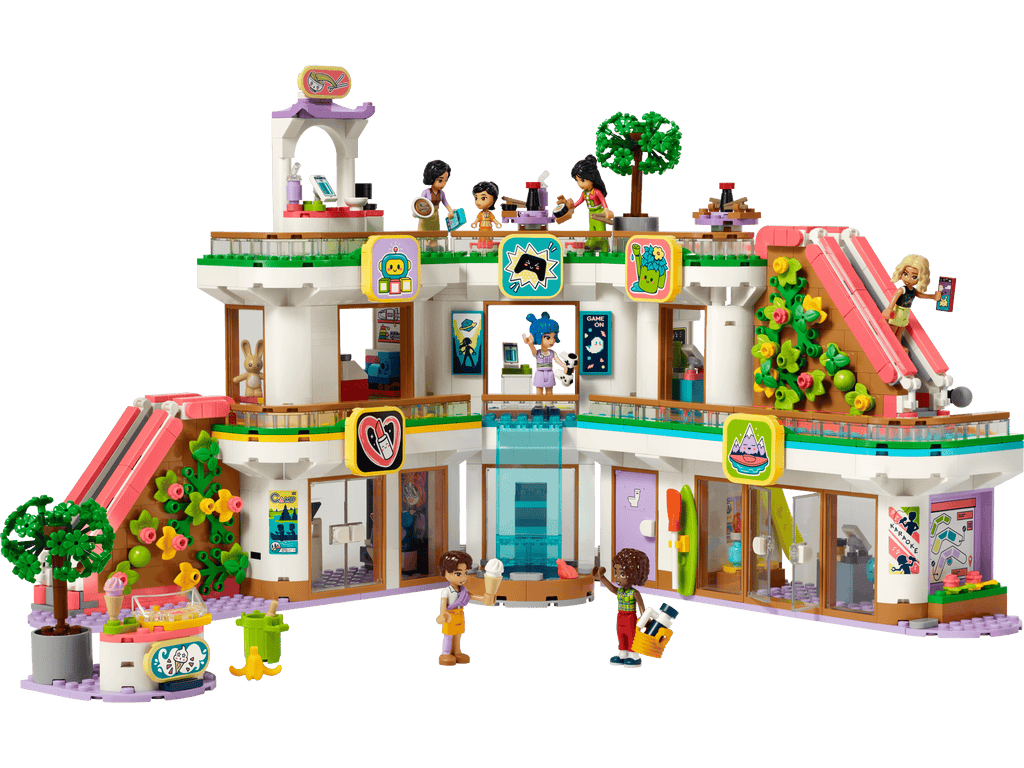 built Heartlake City Shopping Mall model
