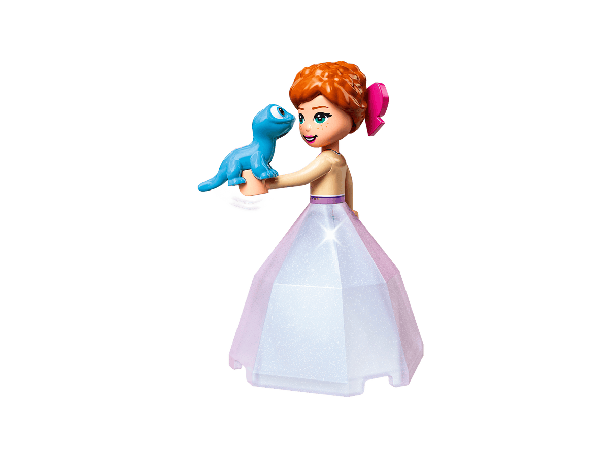 Anna mini-doll with Bruni the salamander