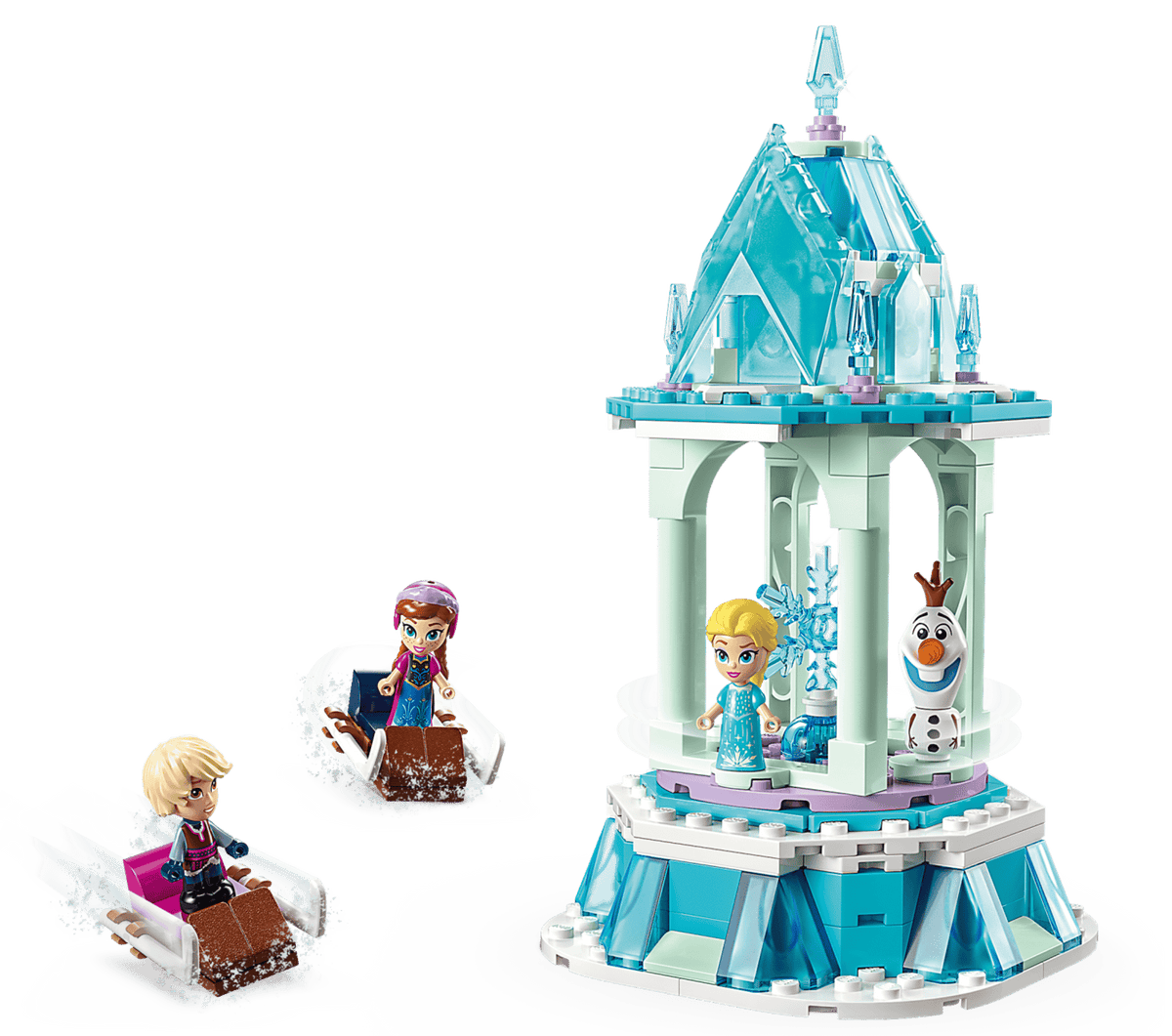 built carousel model render