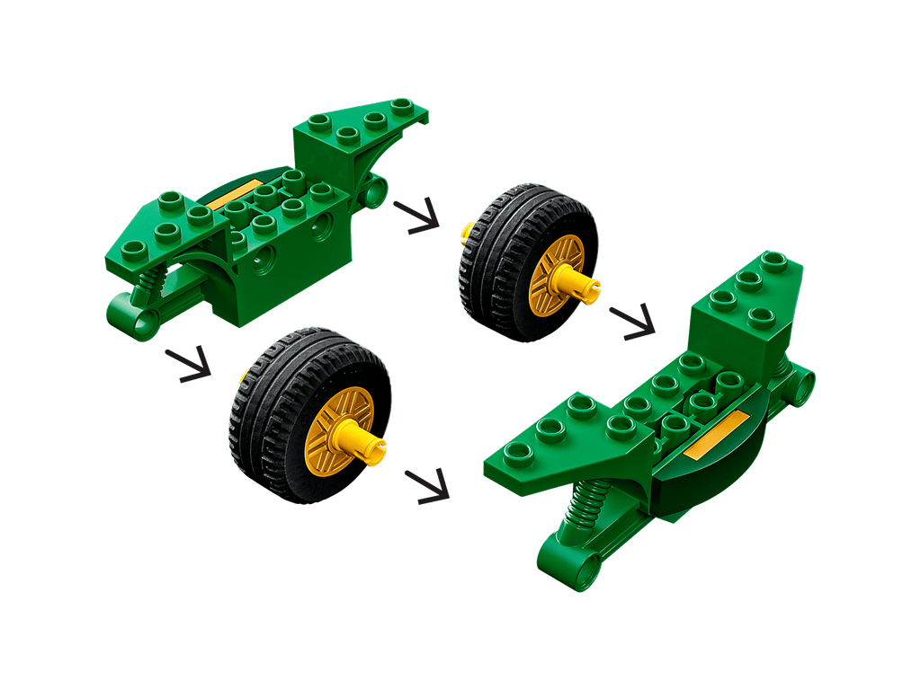LEGO 71788 Lloyd's Ninja Street Bike — the 4+ building steps