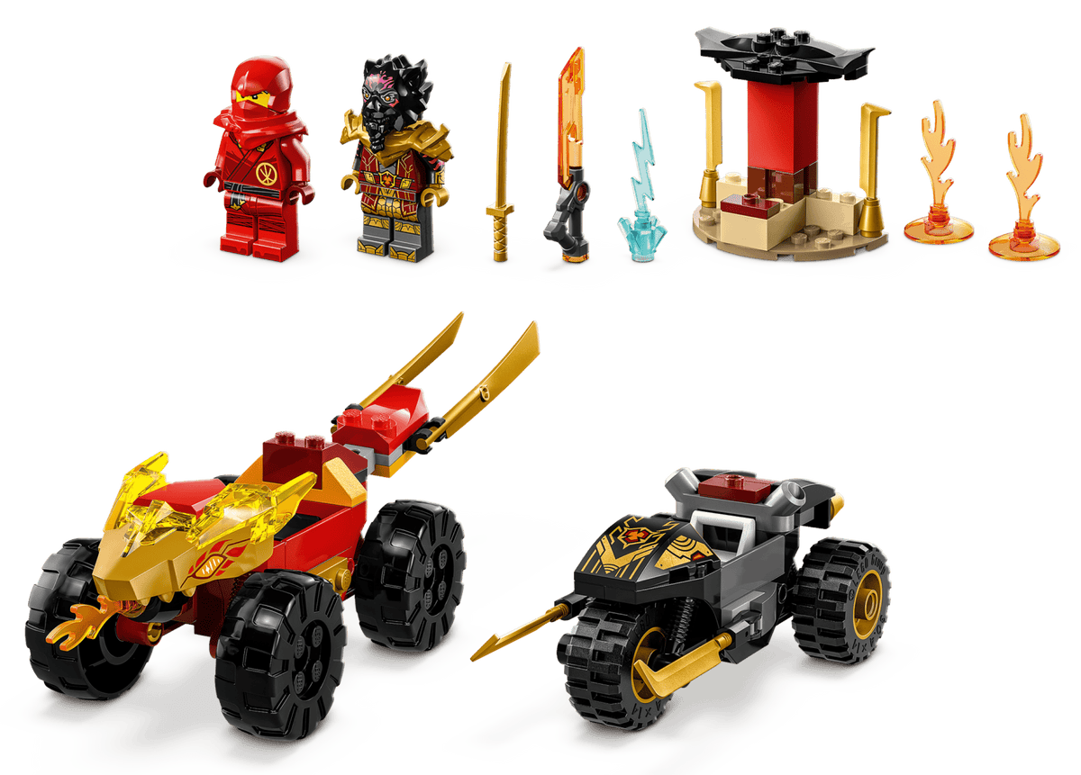 LEGO 71789 Kai and Ras's Car and Bike Battle — vehicles and accessories
