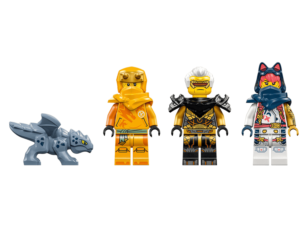LEGO 71792 Sora's Transforming Mech Bike Racer — minifigures and Baby Riyu