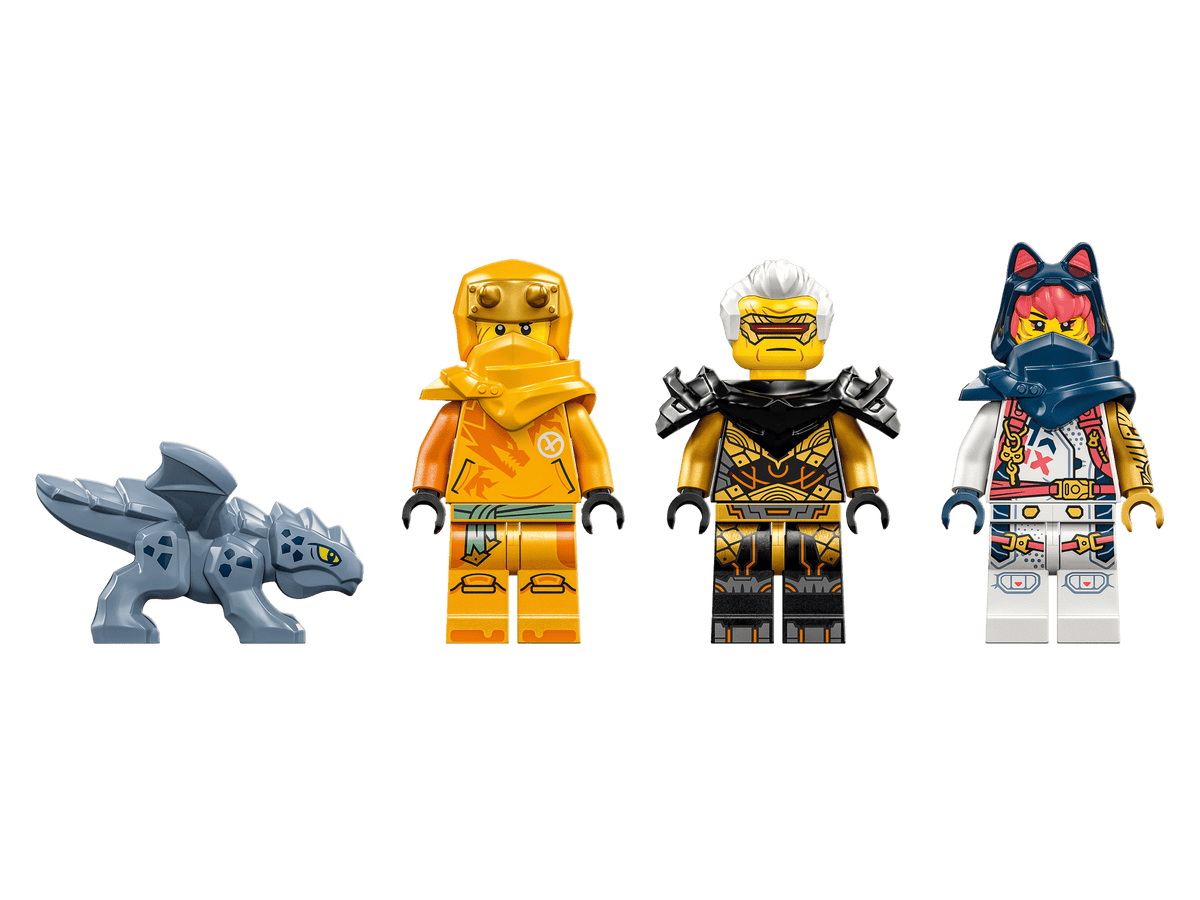 LEGO 71792 Sora's Transforming Mech Bike Racer — minifigures and Baby Riyu