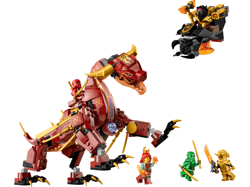 LEGO 71793 Heatwave Transforming Lava Dragon — dragon, hovercraft and figures