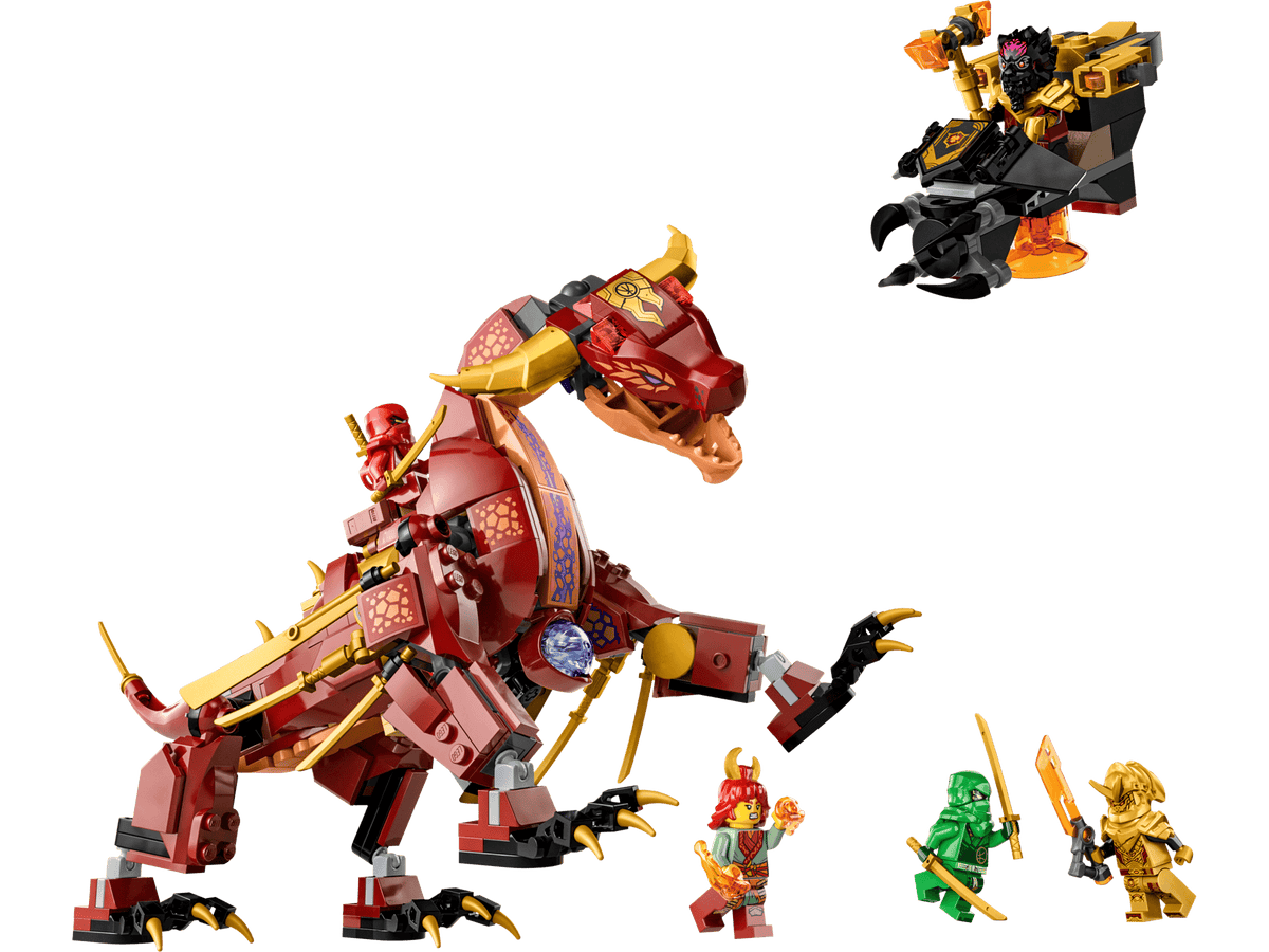 LEGO 71793 Heatwave Transforming Lava Dragon — dragon, hovercraft and figures
