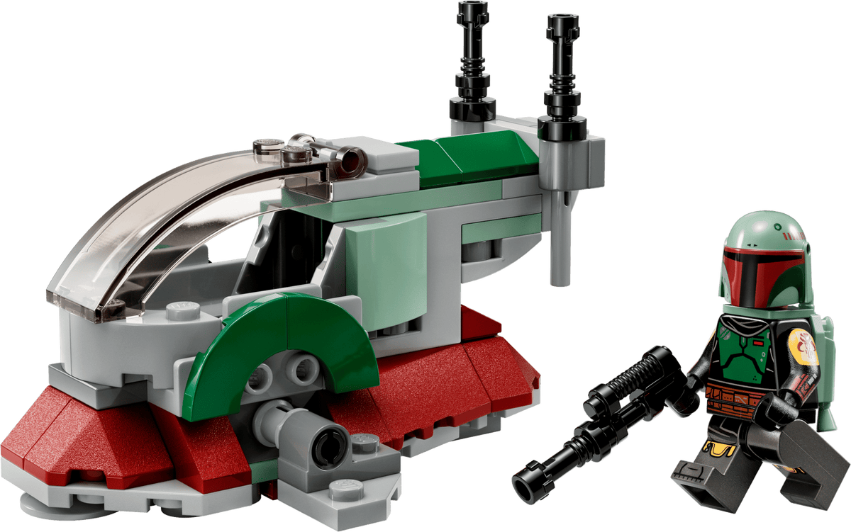 built starship render with Boba Fett minifigure