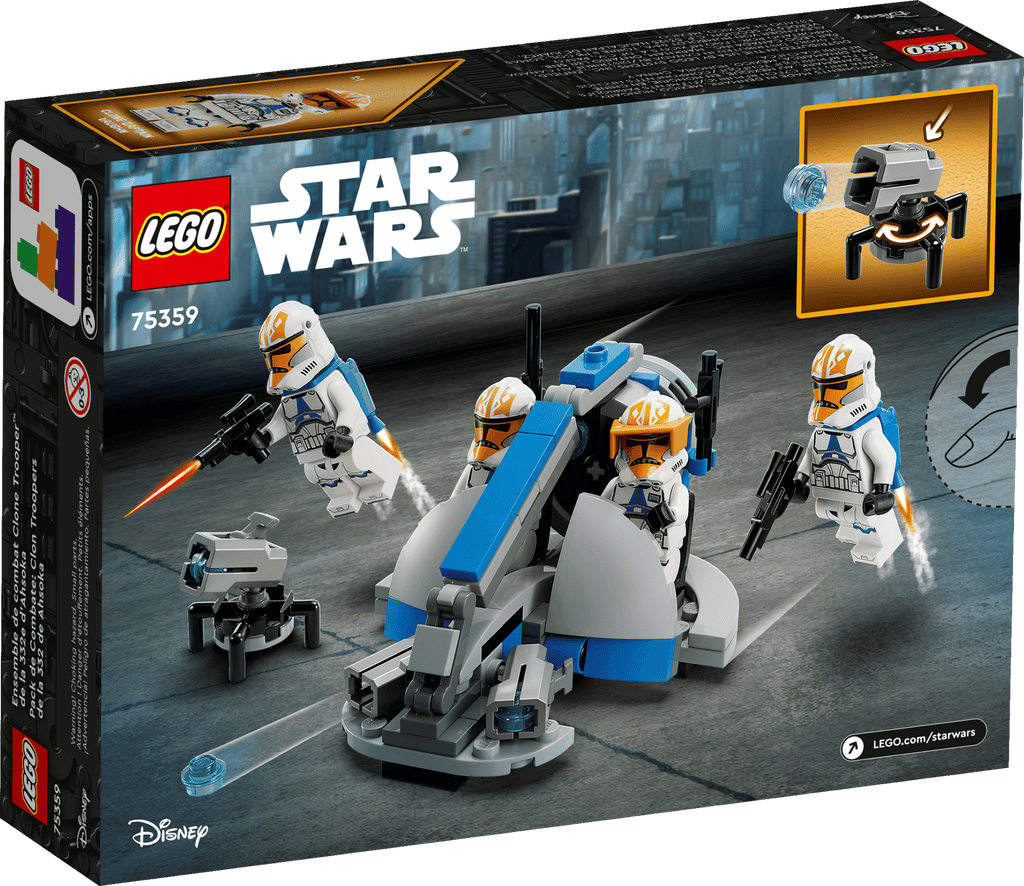 sealed box BACK - set number 75359, battle-scene panels