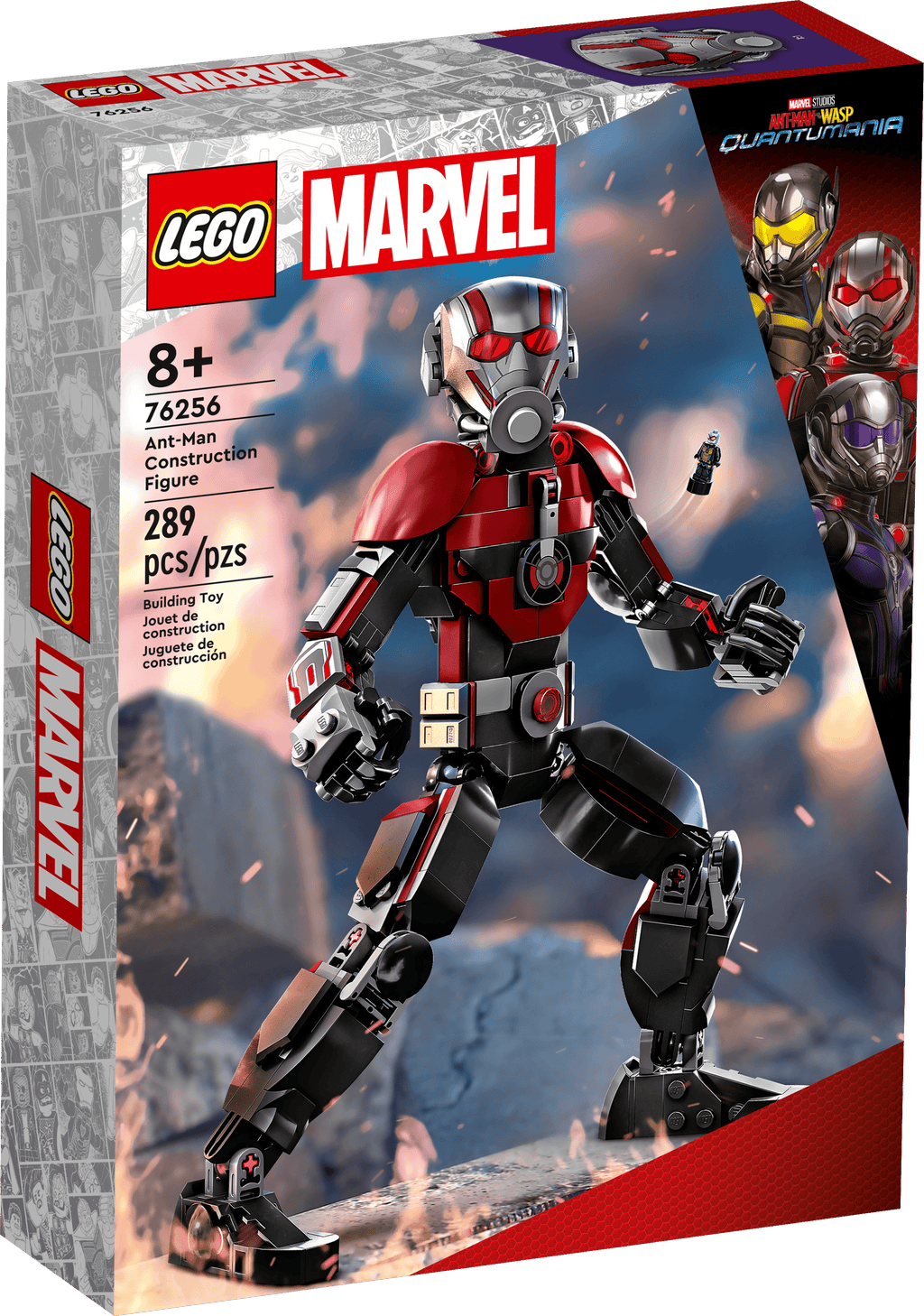 sealed retail box front - LEGO Ant-Man Construction Figure 76256