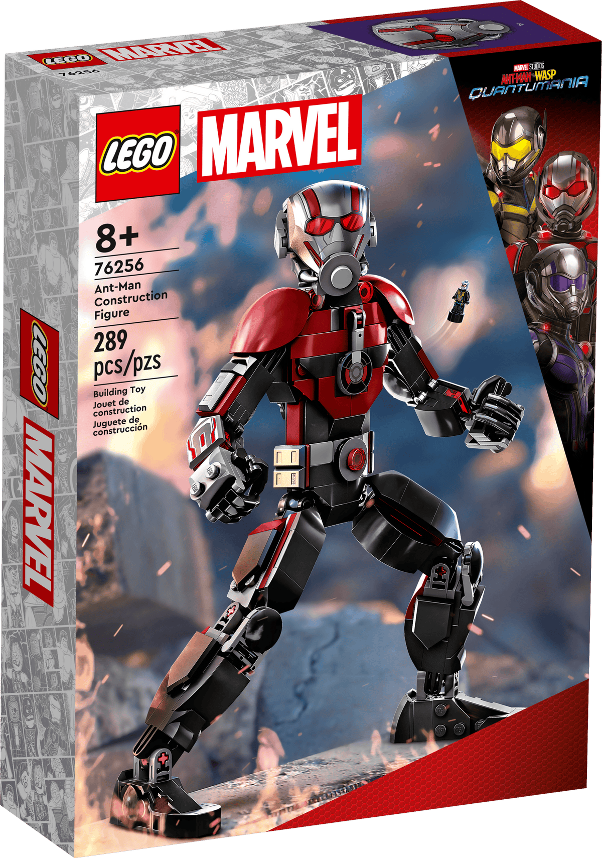 sealed retail box front - LEGO Ant-Man Construction Figure 76256