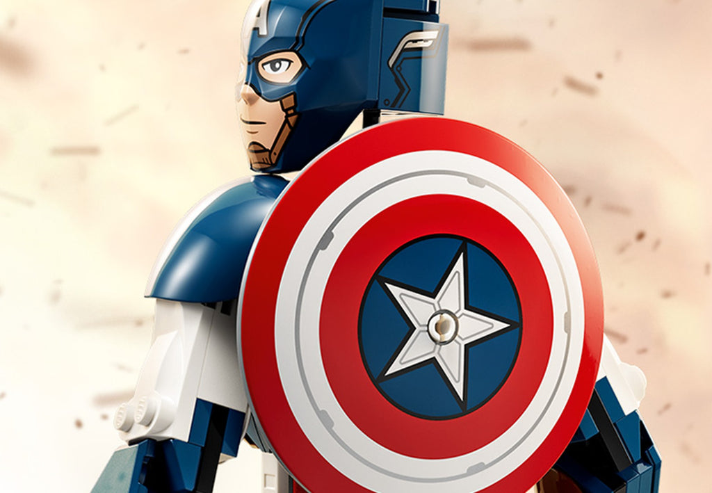 set detail image from the LEGO gallery - LEGO Captain America Construction Figure 76258