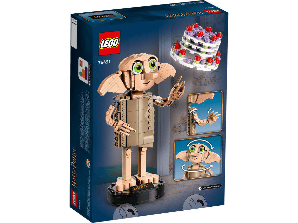 sealed box BACK - set number 76421, feature panels