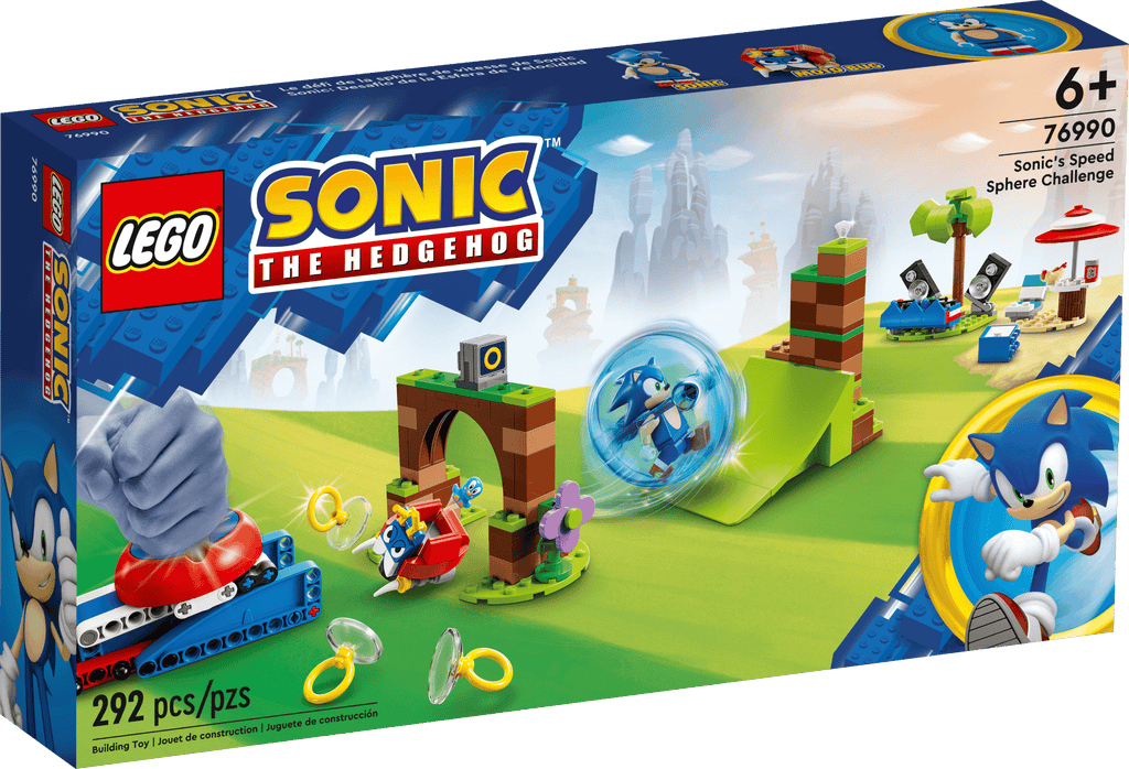 sealed retail box front - LEGO Sonic's Speed Sphere Challenge 76990