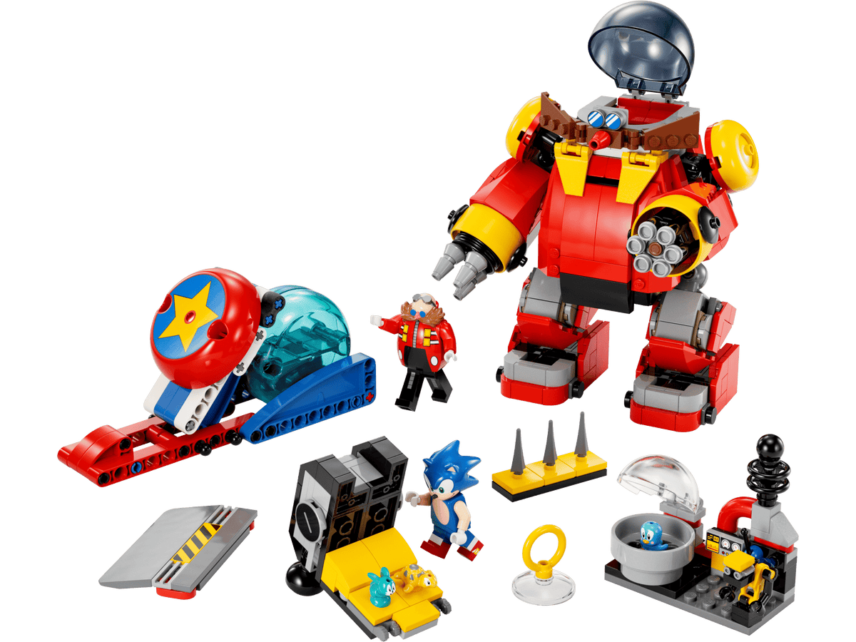 assembled model - LEGO Sonic vs. Dr. Eggman's Death Egg Robot 76993
